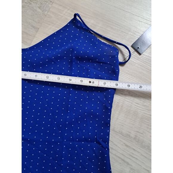 Lulus Slip Dress Sz M Paiton Royal Blue Spaghetti Strap Midi Party Summer Travel - Picture 6 of 7
